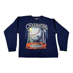 Vintage New York Yankees Sweatshirt Medium 1998 World Series Pro Player 90s